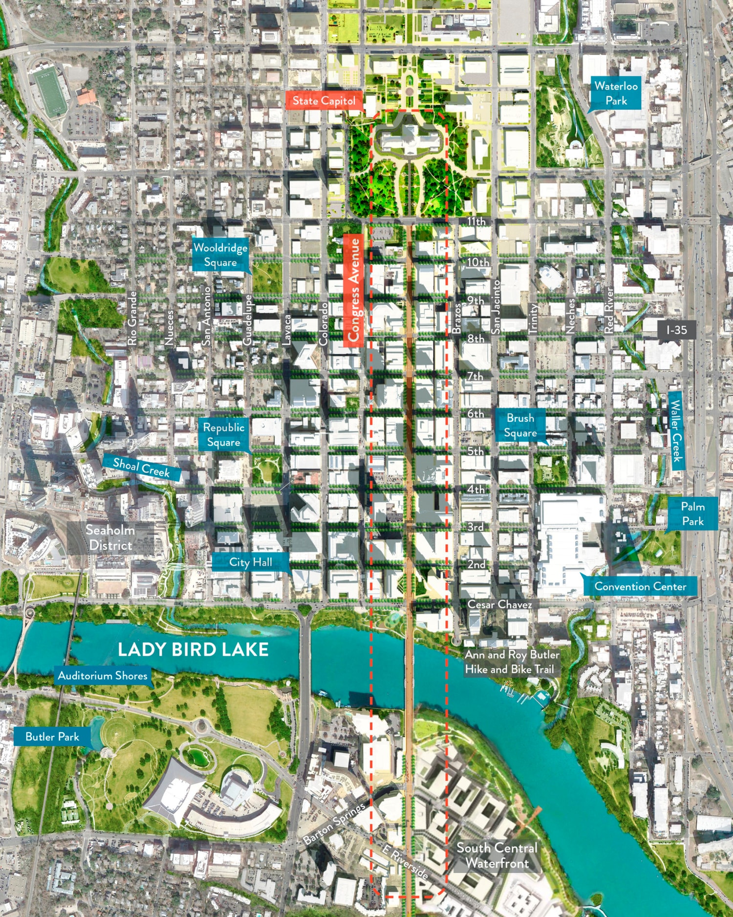 Congress Avenue Urban Design Initiative – Sasaki