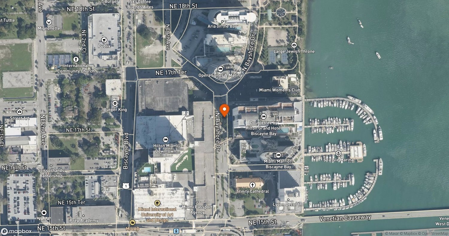 Site of Margaret Pace Park Improvement Project - Phase 1 at 1745 N Bayshore Drive, Miami, FL 33132