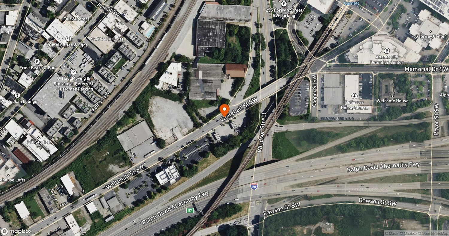 Site of Forge Atlanta at Ted Turner Drive SW & Whitehall Street SW, Atlanta, GA 30303