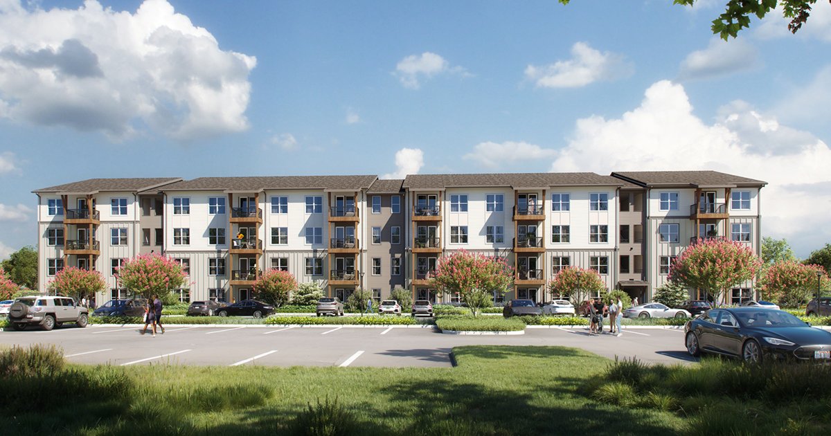 Rendering of NOVEL Douglasville (formerly RENDER Douglasville), a Crescent Communities development in Douglasville, GA