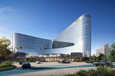 Rendering of the Westin Hotel at Miami International Airport from the airport's capital improvement projects page