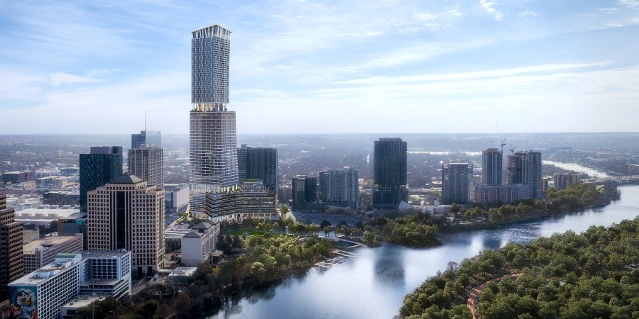 Work on tallest Texas skyscraper to close part of Red River Street ...