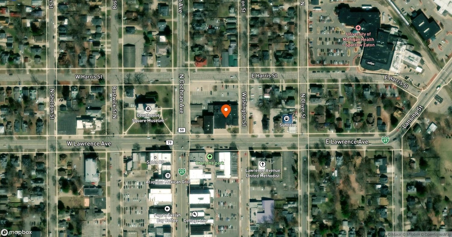 Site of City of Charlotte 2026 Zoning Ordinance (Chapter 82 Replacement) at 111 E. Lawrence Avenue, Charlotte, MI 48813