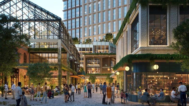 New Eastpoint Renderings Released Next To New Stadium In East Bank Nashville. β CITY NOW NEXT