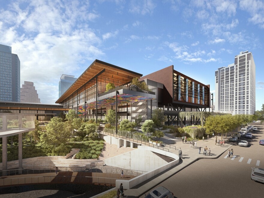 Newly released renderings show the Austin Convention Center's ...