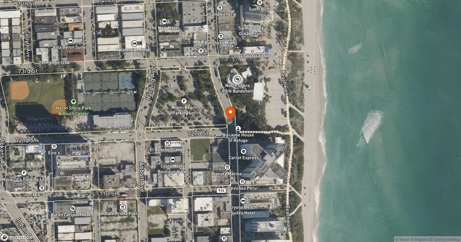 Site of 7200 Collins at 7200 Collins Avenue, Miami Beach, FL 33141