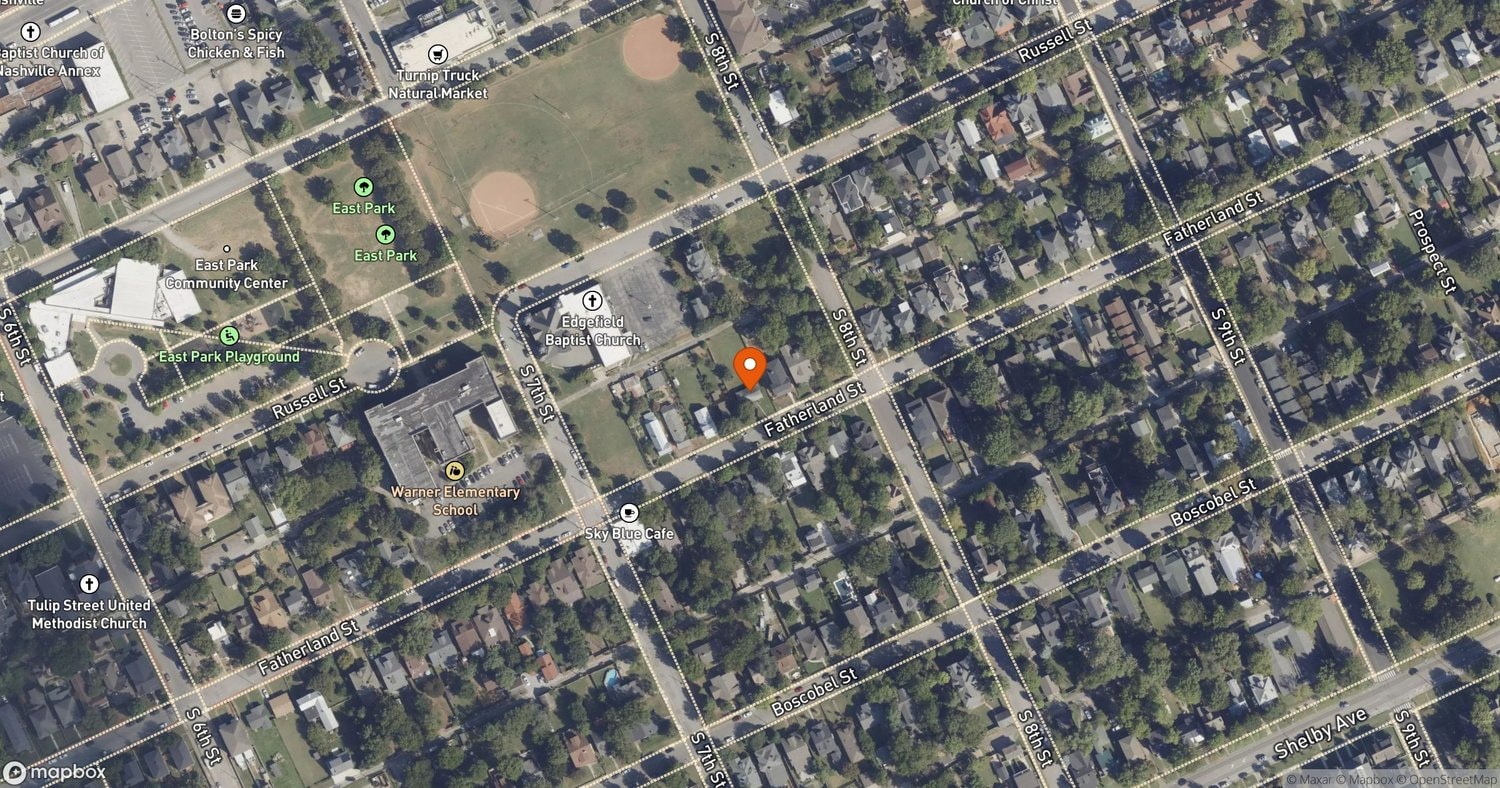 Site of 715 Fatherland St at 715 FATHERLAND ST, Nashville, TN