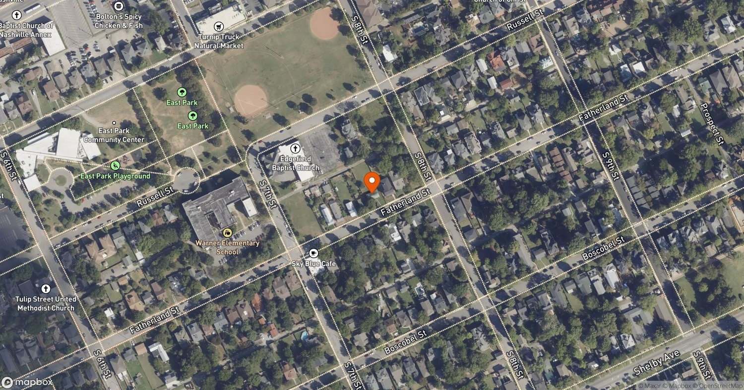 Site of 715 Fatherland St at 715 FATHERLAND ST, Nashville, TN