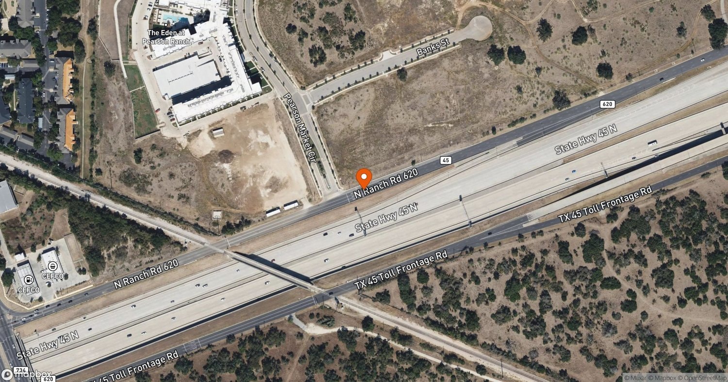 Site of Tri Pointe at Pearson Ranch at Northeast corner of SH 45 and West Parmer Lane, Austin, TX