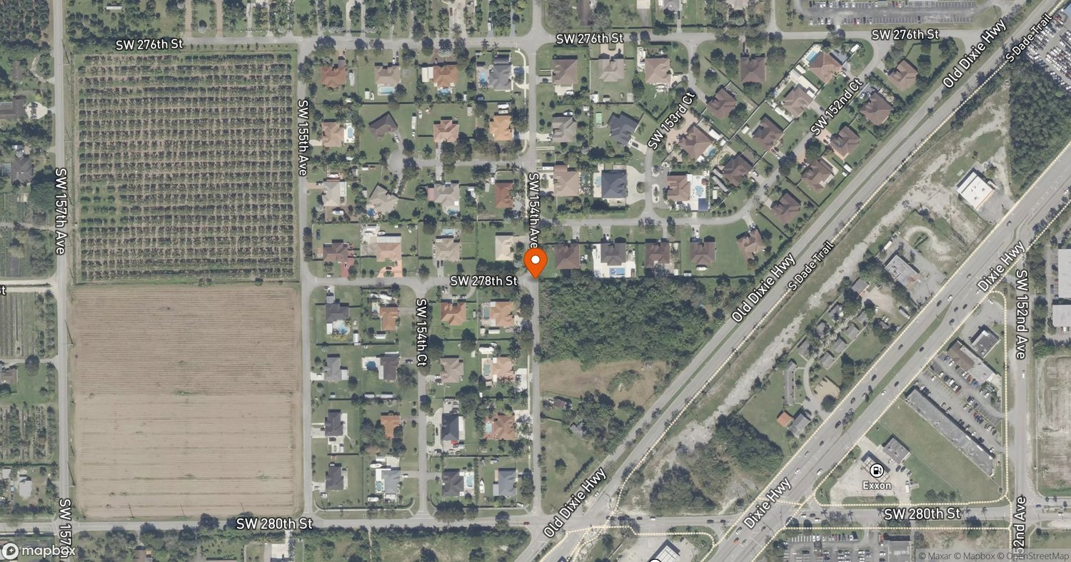 Site of SW 278th Street Mixed-Use Project at SW 278th Street & SW 154th Avenue, Miami-Dade County, FL