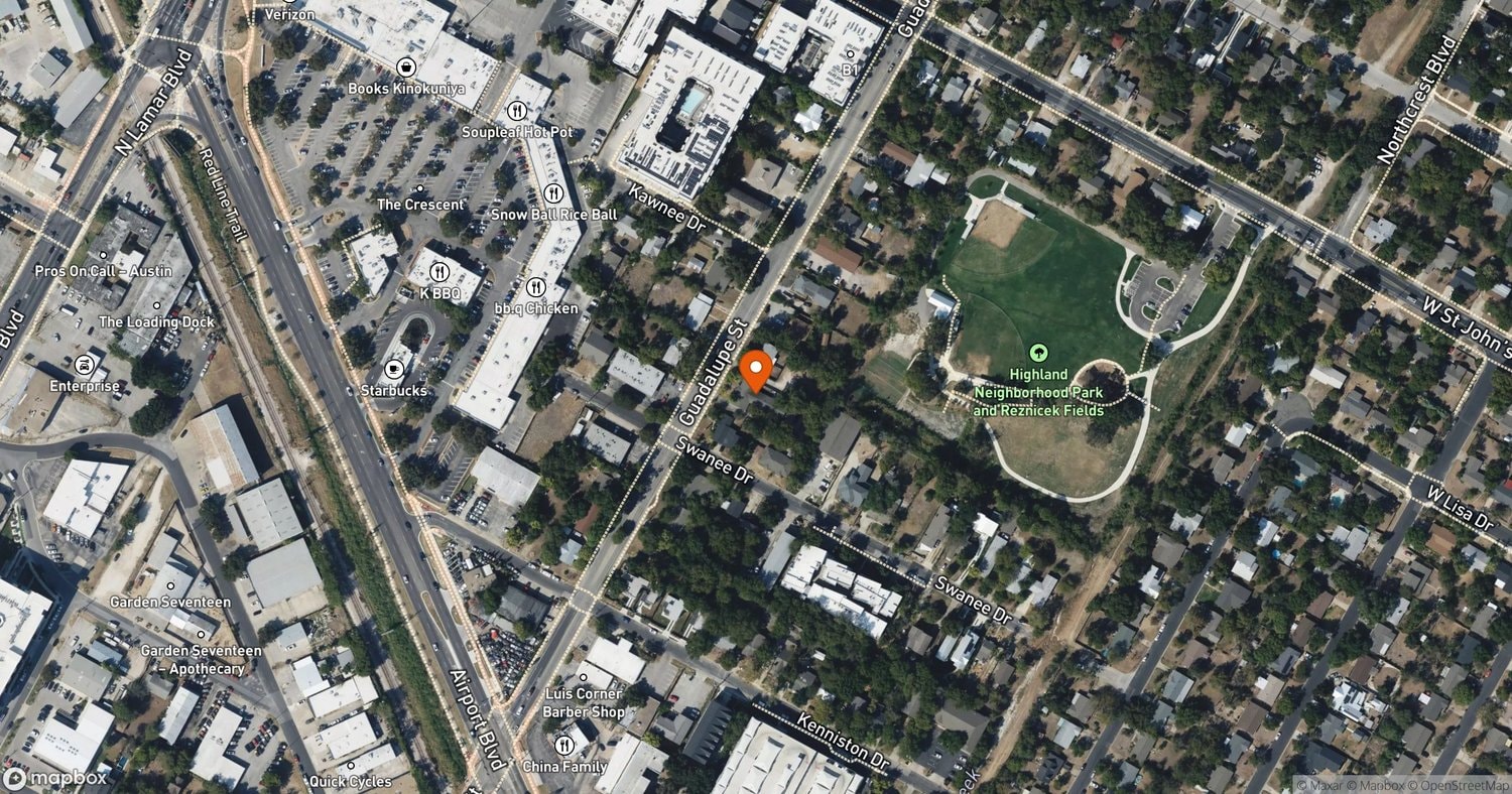 Site of 7003, 7005, and 7007 Guadalupe Street Rezone Project at 7003, 7005, 7007 Guadalupe Street, Austin, TX 78752
