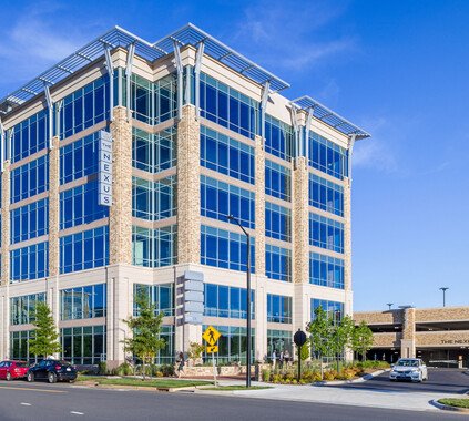 The Nexus office building at Waverly, completed