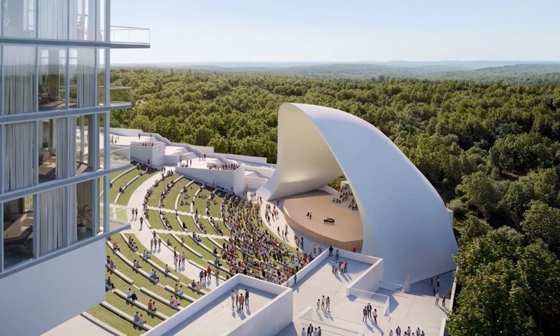 UMusic Hotel & Private Residences Austin to Feature White Rocks Amphitheater, Wellness Center