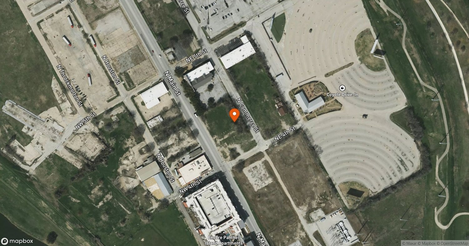 Site of Catalyst Panther Island Apartment Tower at 508 N. Main St, Fort Worth, TX 76164