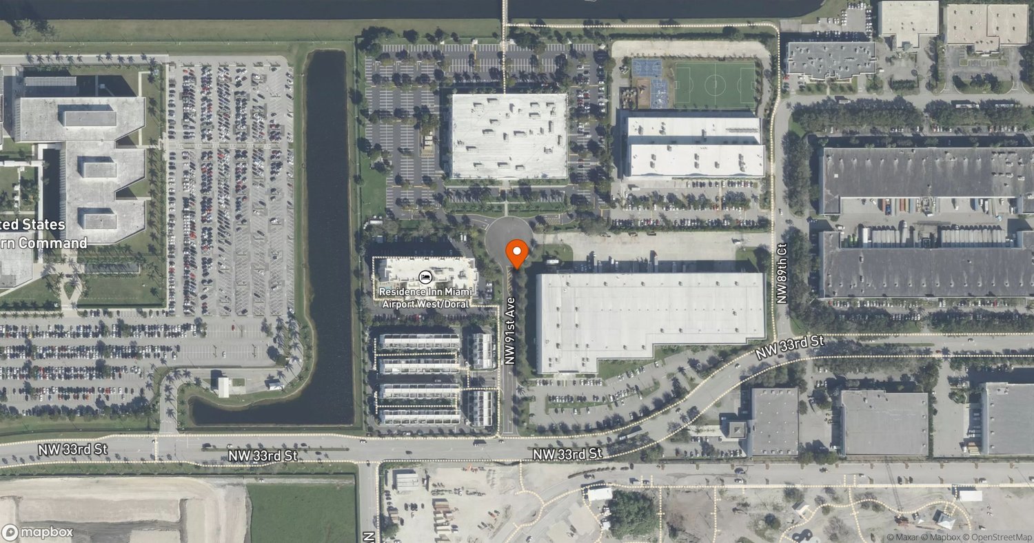 Site of Doral Central Logistics Park at 3511–3513 NW 91st Avenue, Doral, FL 33172