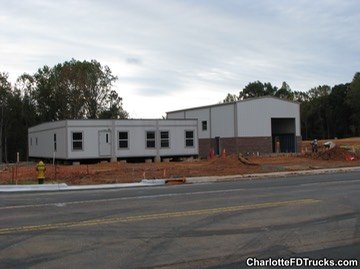 Firehouse 44 (River District Firehouse) under construction at 7900 Dixie River Road