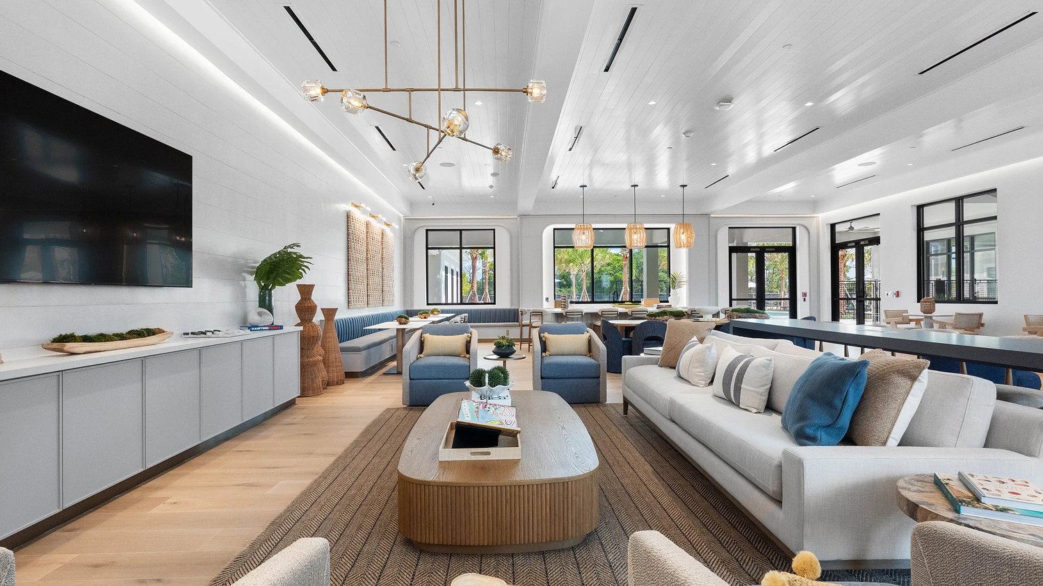 Resident clubhouse interior at Caroline Anclote Harbor