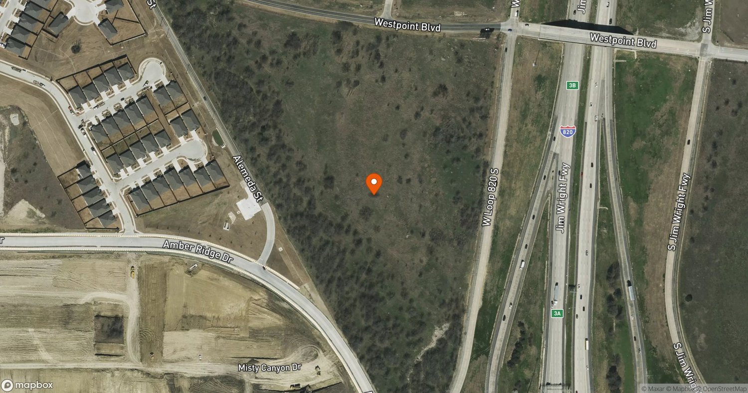 Site of 1401 Alameda Light Industrial Planned Development (ZC-26-064) at 1401 Alameda St, Fort Worth, TX