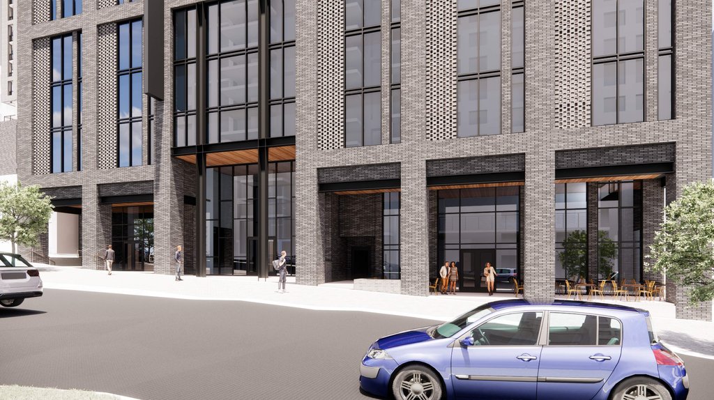 Hall Emery plans 22-story apartment tower on high-profile Music ...