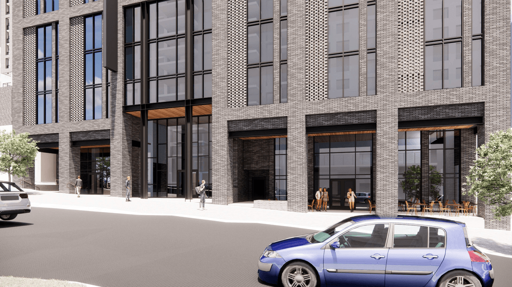 Hall Emery plans 22-story apartment tower on high-profile Music ...