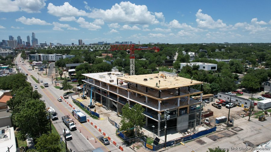 Mass timber office building rising fast in East Austin ...