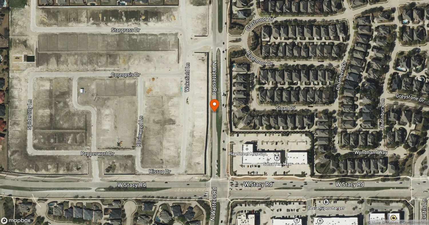 Site of Allen Corporate Center Acquisition at 740-800 N. Watters Road, Allen, TX