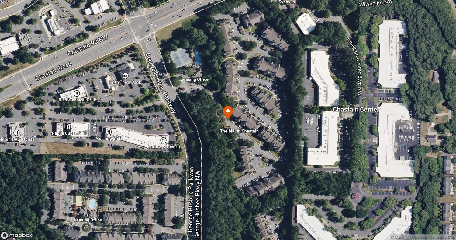 Site of Windsor TownPark Apartments at 3350 George Busbee Parkway NW, Kennesaw, GA 30144