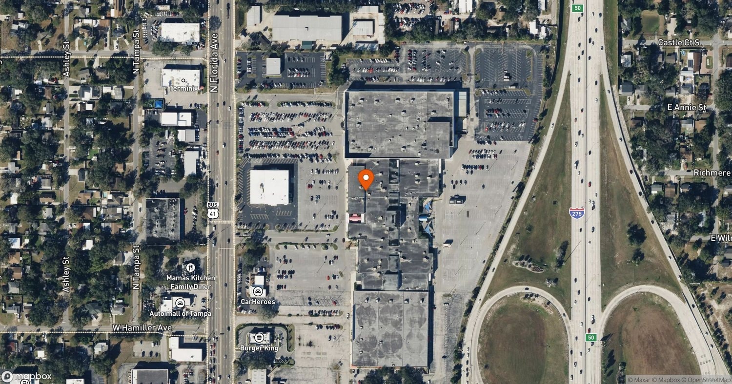 Site of Tampa Bay Christian Academy Campus at Floriland Office Center at 9309 N. Florida Ave., Tampa, FL 33612