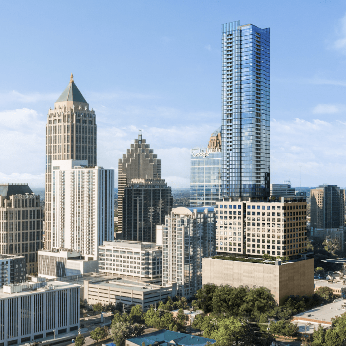 Fresh images: Atlanta's tallest building in 30 years hits ...