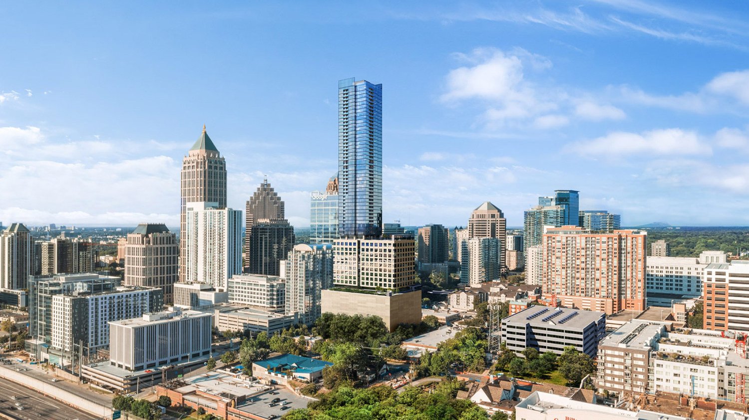 Tallest residential skyscraper in Atlanta under construction