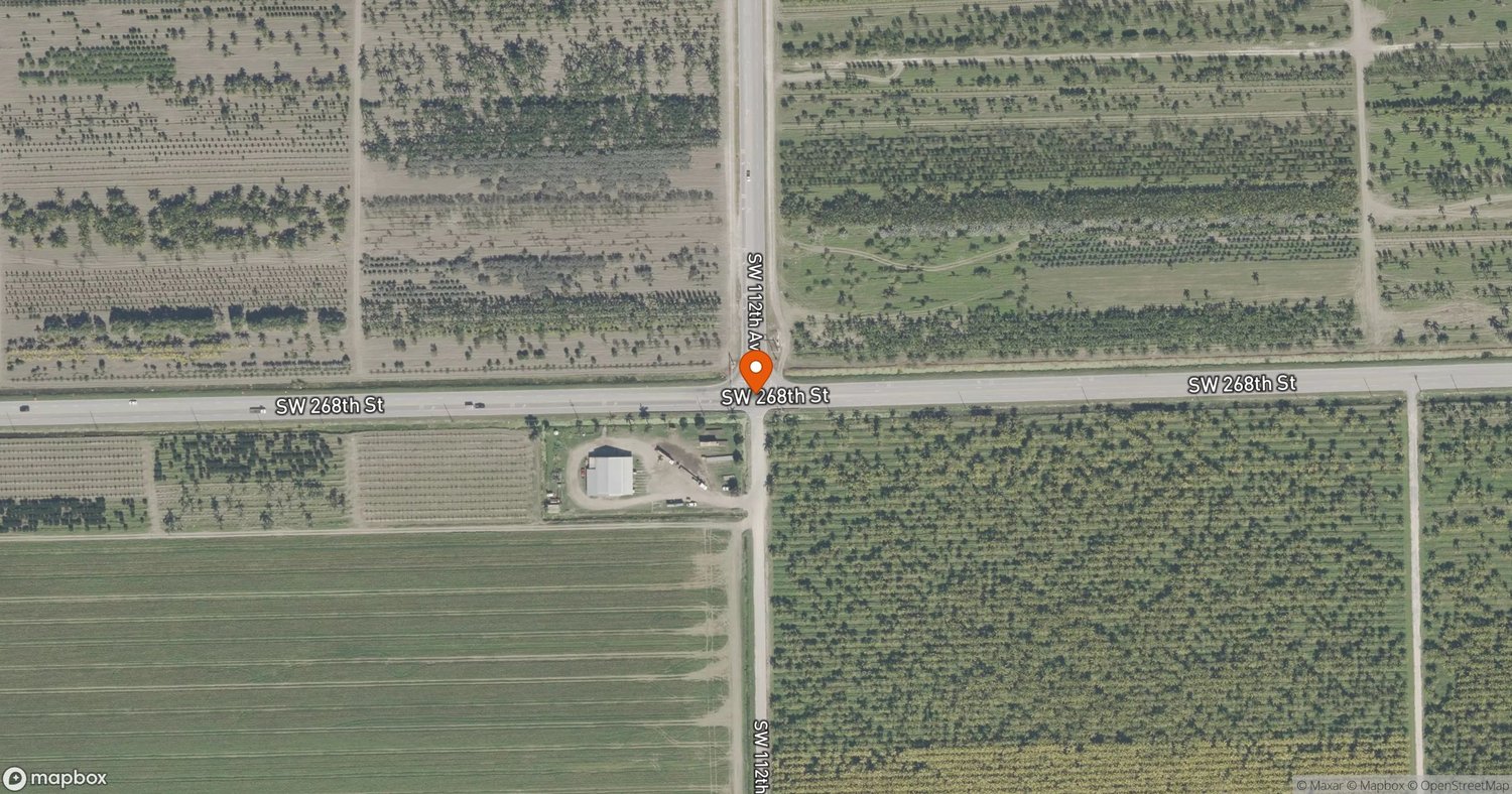 Site of Redland Crossing Senior Living at West of Redland Crossings apartment complex, Naranja, Miami-Dade County, FL