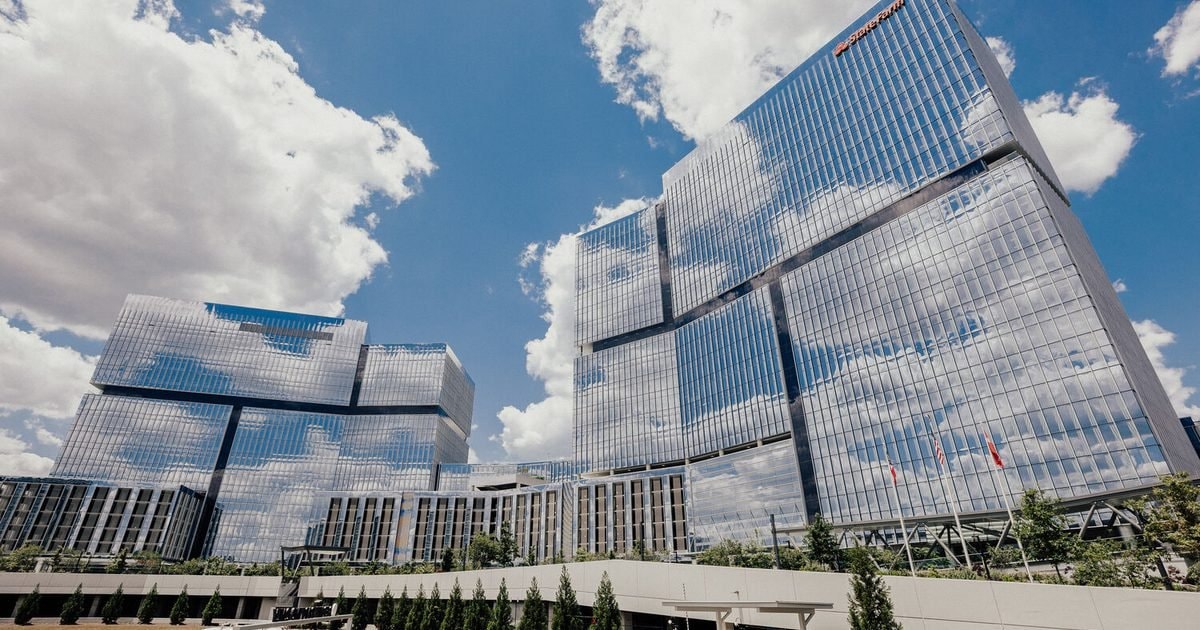 State Farm's glass towers at Park Center Phase II