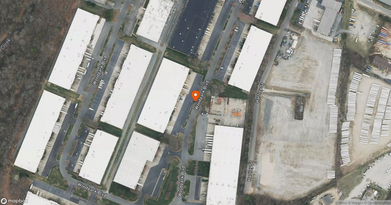 Site of Woodland Business Park Industrial Portfolio at 3700, 3801, 3201, 3731 Woodpark Blvd, Charlotte, NC 28206