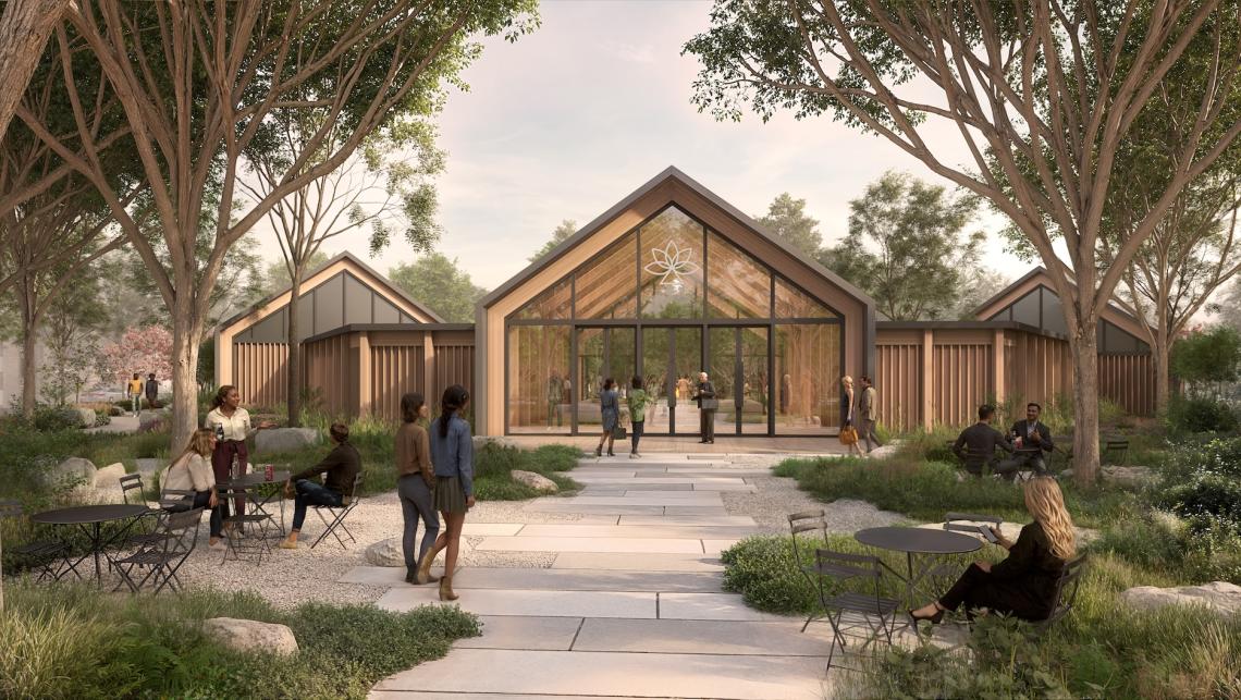 Images: First buildings at massive Rowen project revealed - Rowen