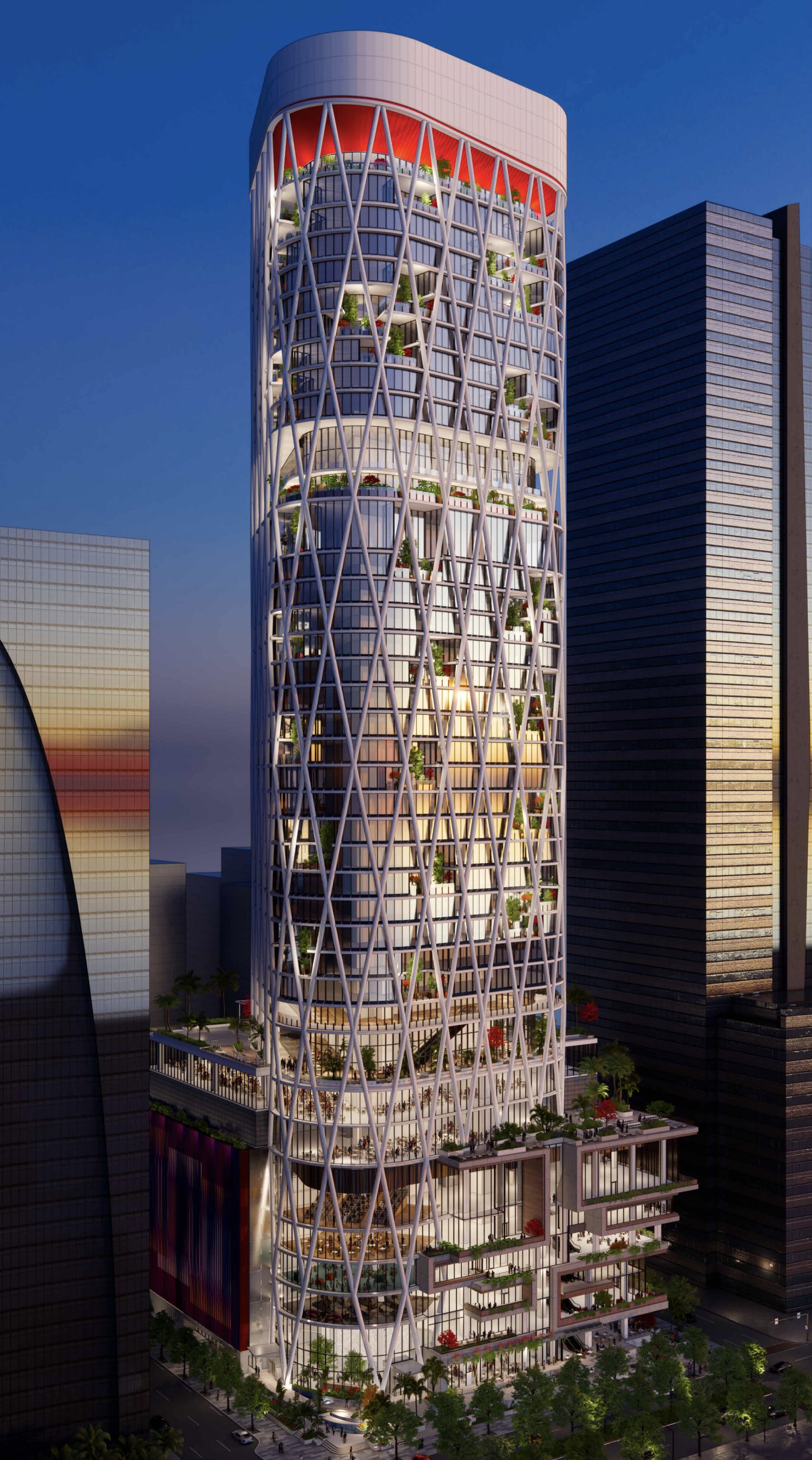 40-Story 'Santander Tower' Planned For 1401 Brickell Avenue In Miami's Financial District - Florida YIMBY