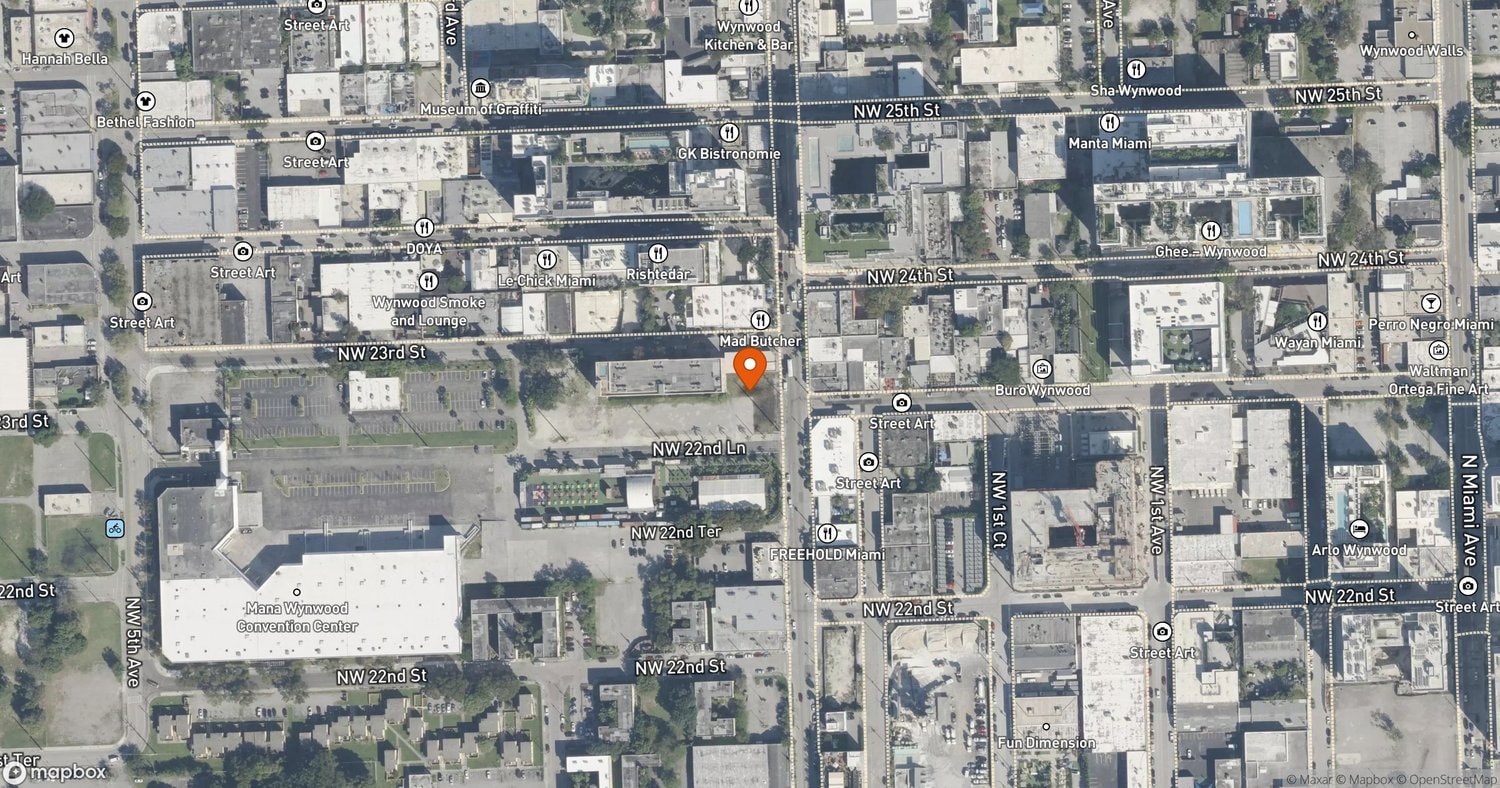 Site of Mana Wynwood Campus Acquisition (Ken Griffin / Citadel) at 318 NW 23rd Street, Miami, FL 33127