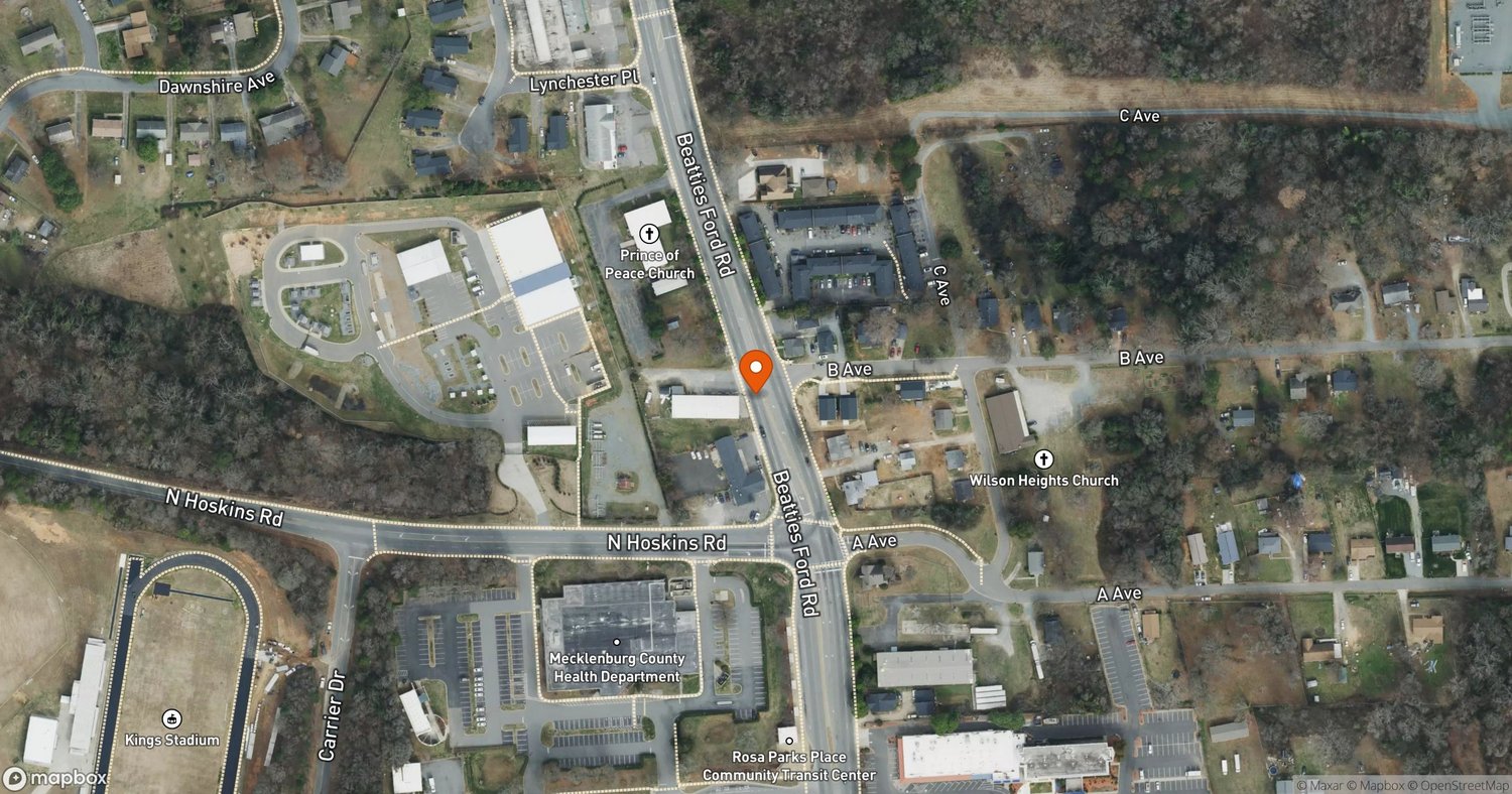 Site of Excelsior Club Reconstruction at West of Beatties Ford Road, Charlotte, NC