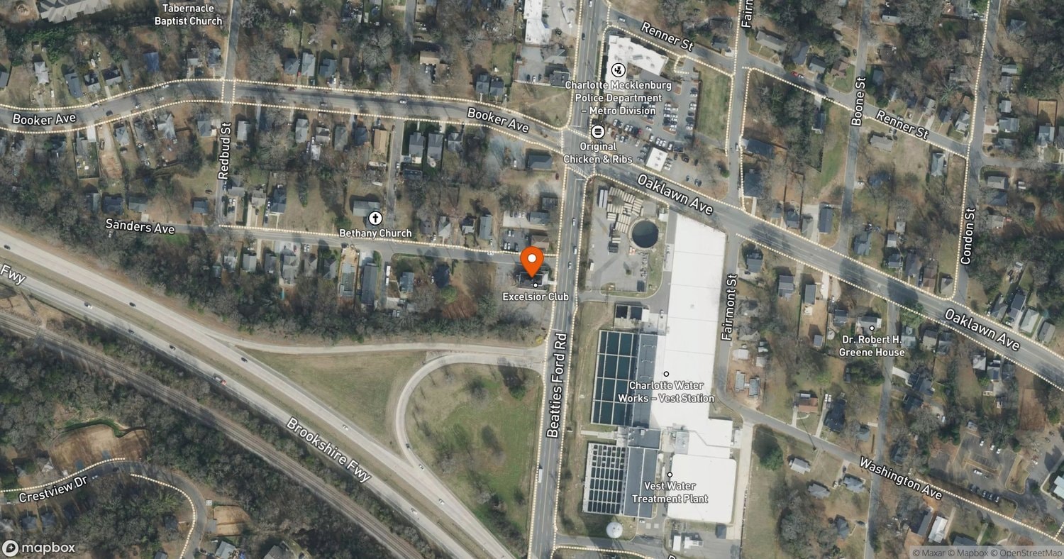 Site of Historic Excelsior Club Reconstruction at 921 Beatties Ford Road, Charlotte, NC 28216