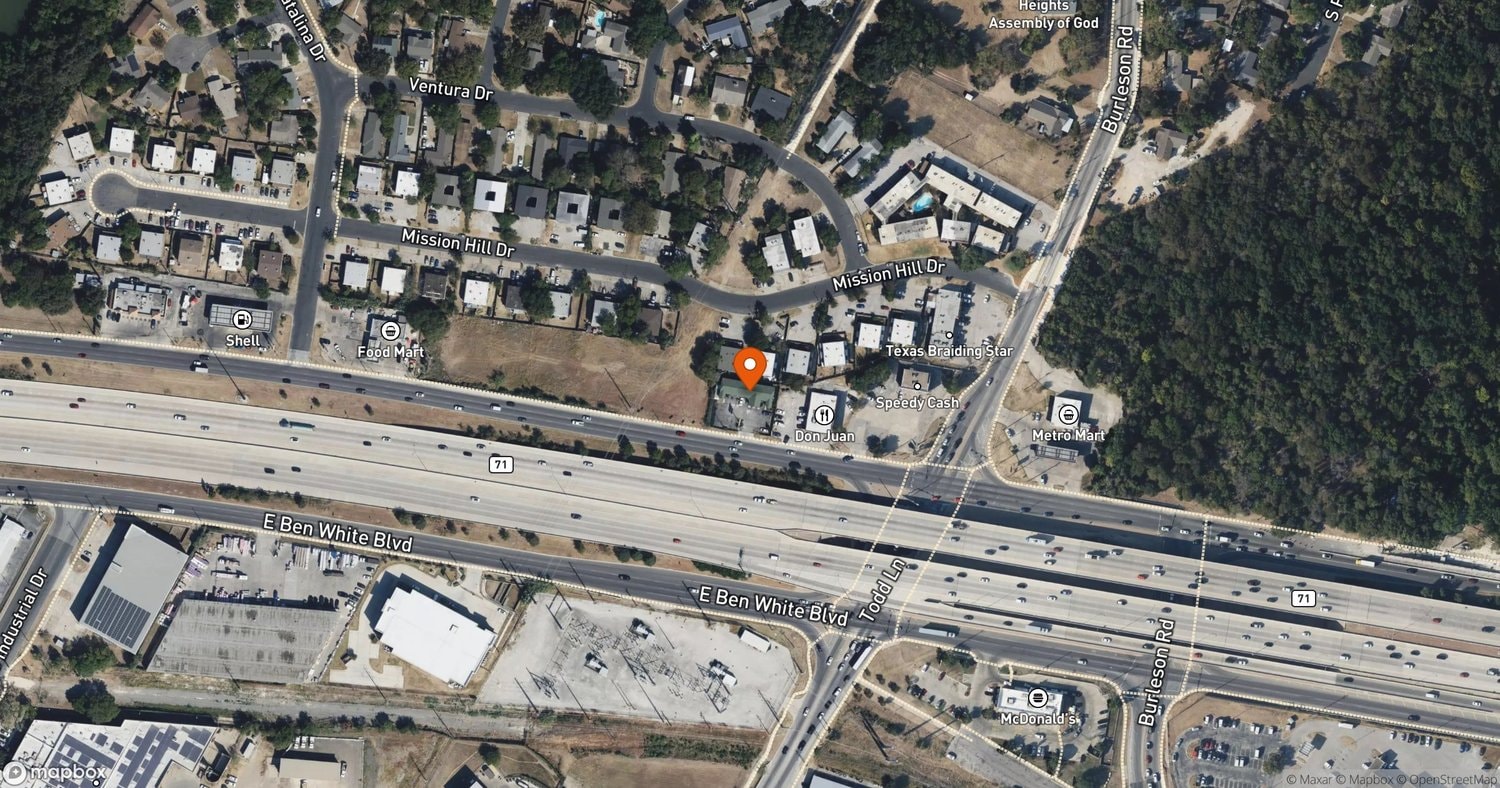 Site of Signature Aviation Terminal Project for Netjets at 2500E State Highway 71, Austin, TX