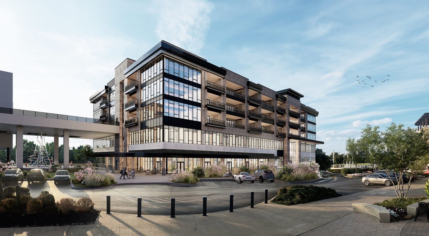 Rendering of Atrium at Fountains (Two Fountains Plaza) in Murfreesboro