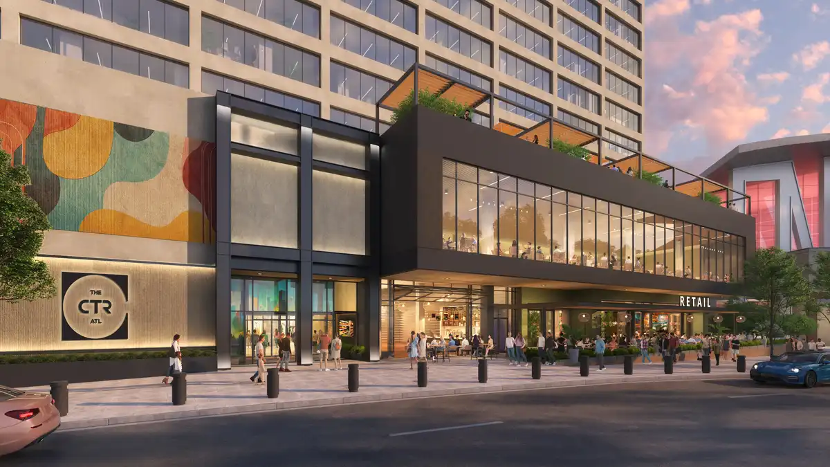 The Center Atlanta downtown building, CNN tower – e-architect