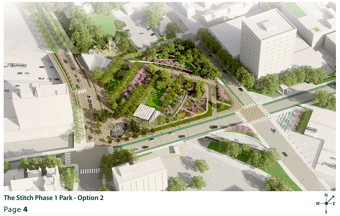 Retooled vision unveiled for highway-capping Stitch project ...