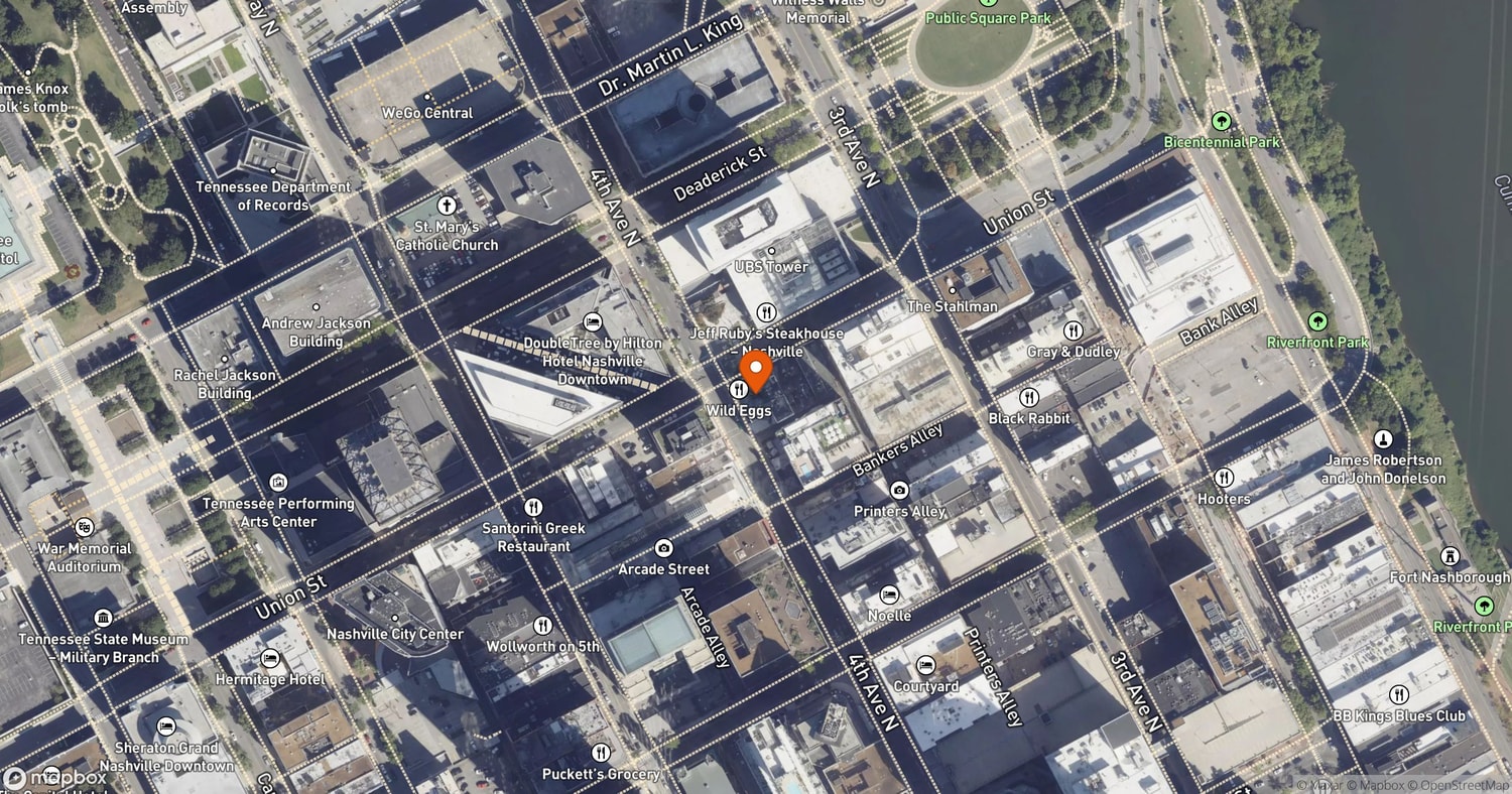 Site of Holiday Inn Express at 333 Union Street at 333 Union Street, Nashville, TN 37201