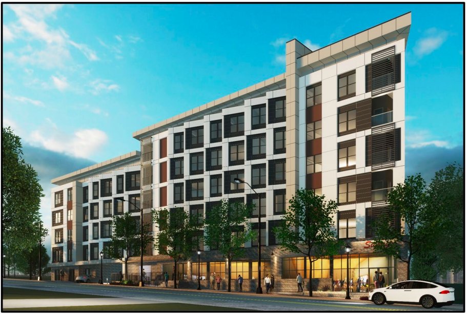 Images: Block-altering Old Fourth Ward project is topping out ...