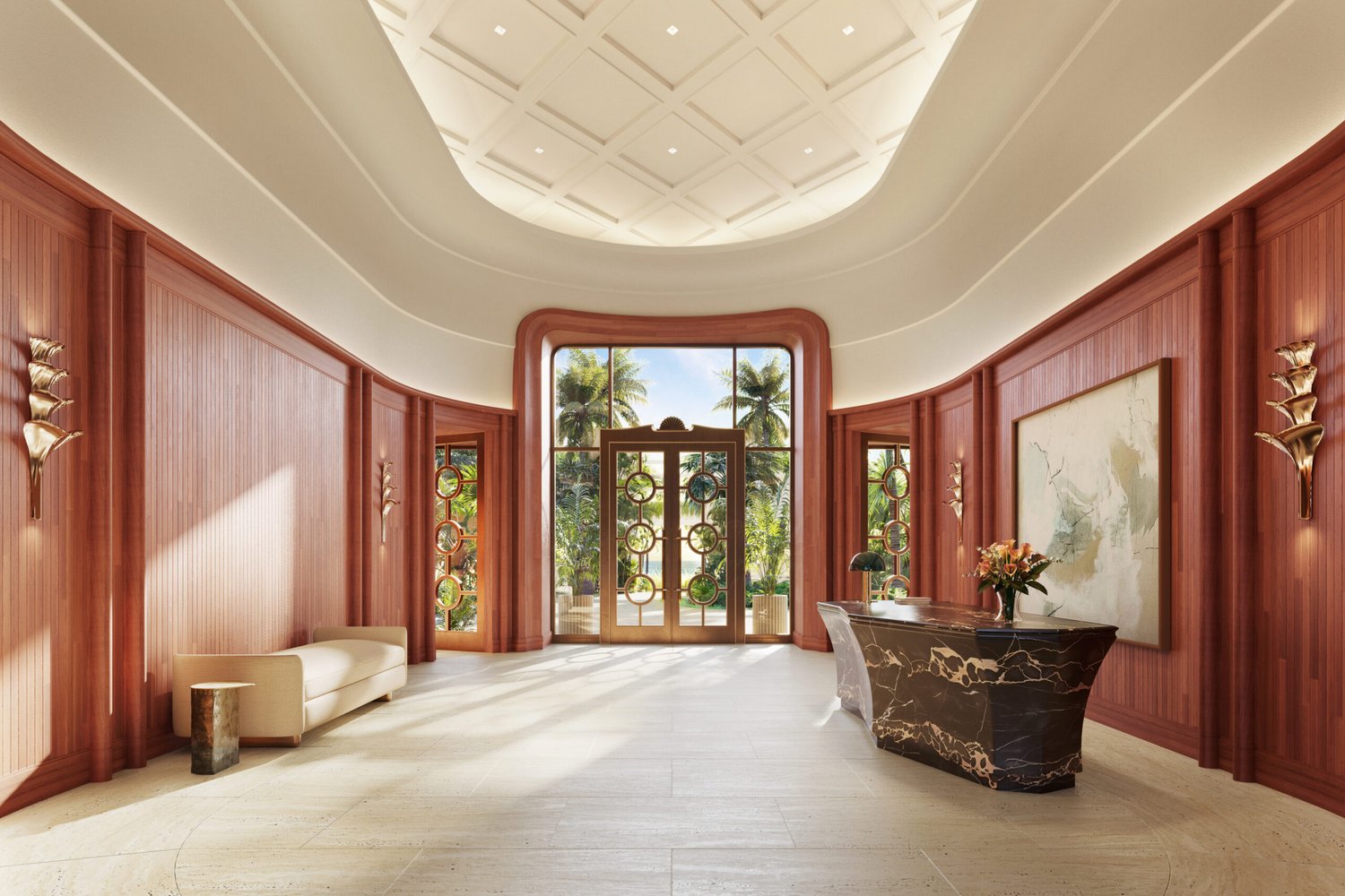New Interior Renderings Showcase RAMSA-Designed Spaces at Ocean ...