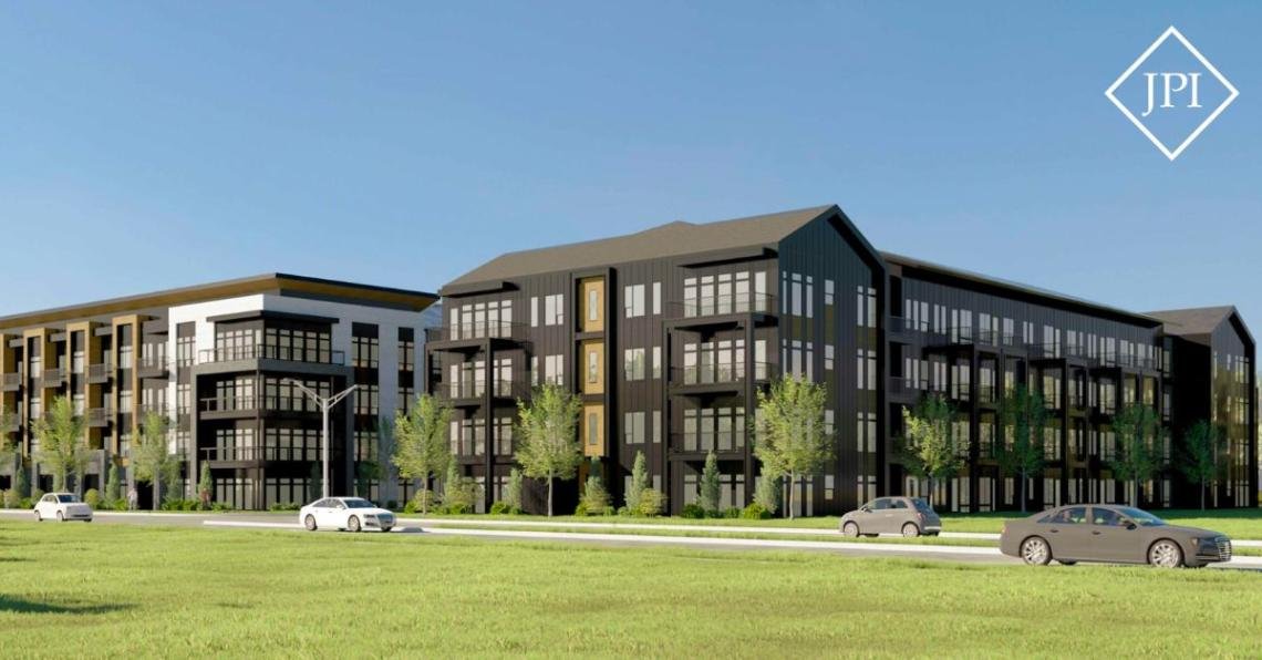 Street-level rendering of Jefferson Pearson Ranch by JPI