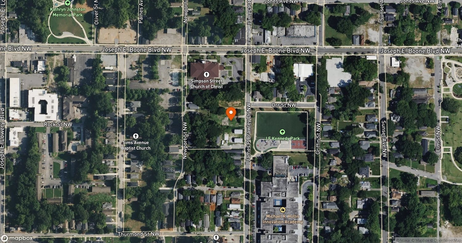 Site of Brawley Commons (280 James P. Brawley) at 280 James P. Brawley Drive NW, Atlanta, GA 30314