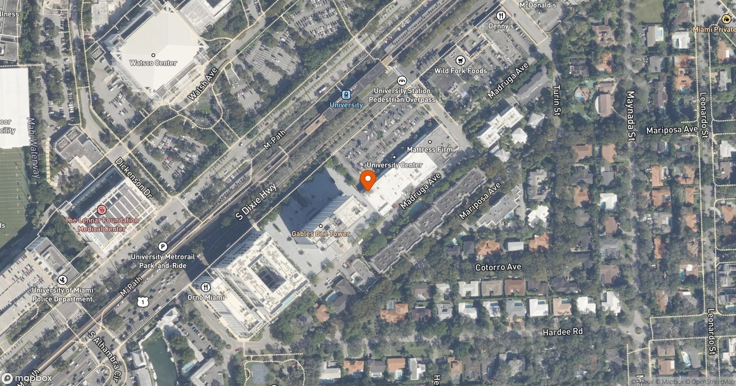Site of The Mark at 1250 South Dixie Highway, Coral Gables, FL 33146