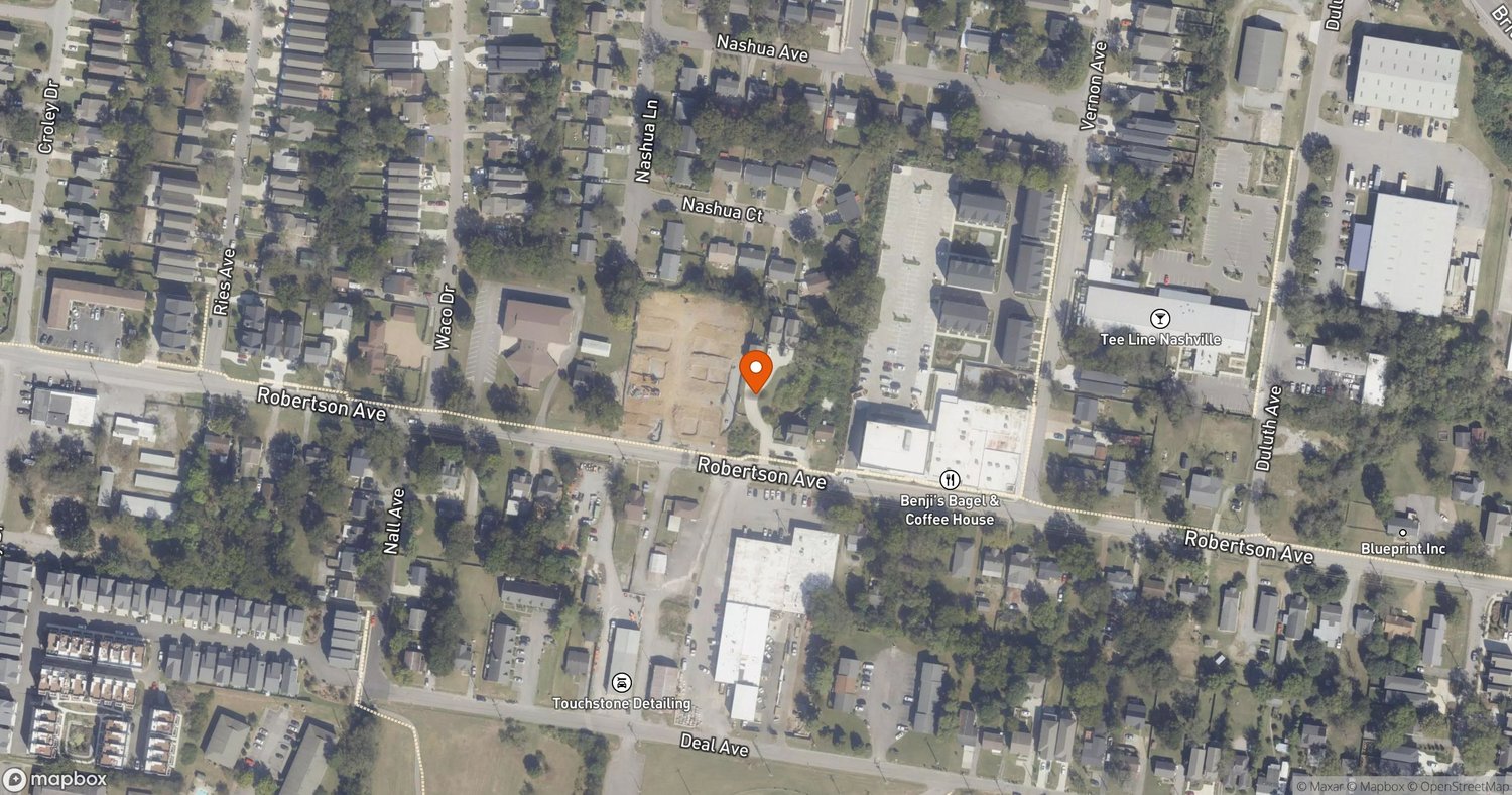 Site of Infill Nashville Portfolio (Breeze Block & Stateline) at 6100-6110 Robertson Ave. & 5300 Centennial Blvd., Nashville, TN 37209