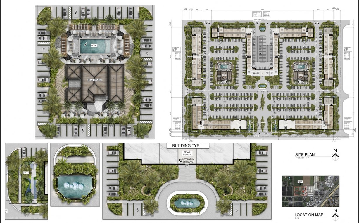 Infinity Gardens Apartments Proposed for 14505 Southwest 260th Street, Homestead, Florida - Florida YIMBY